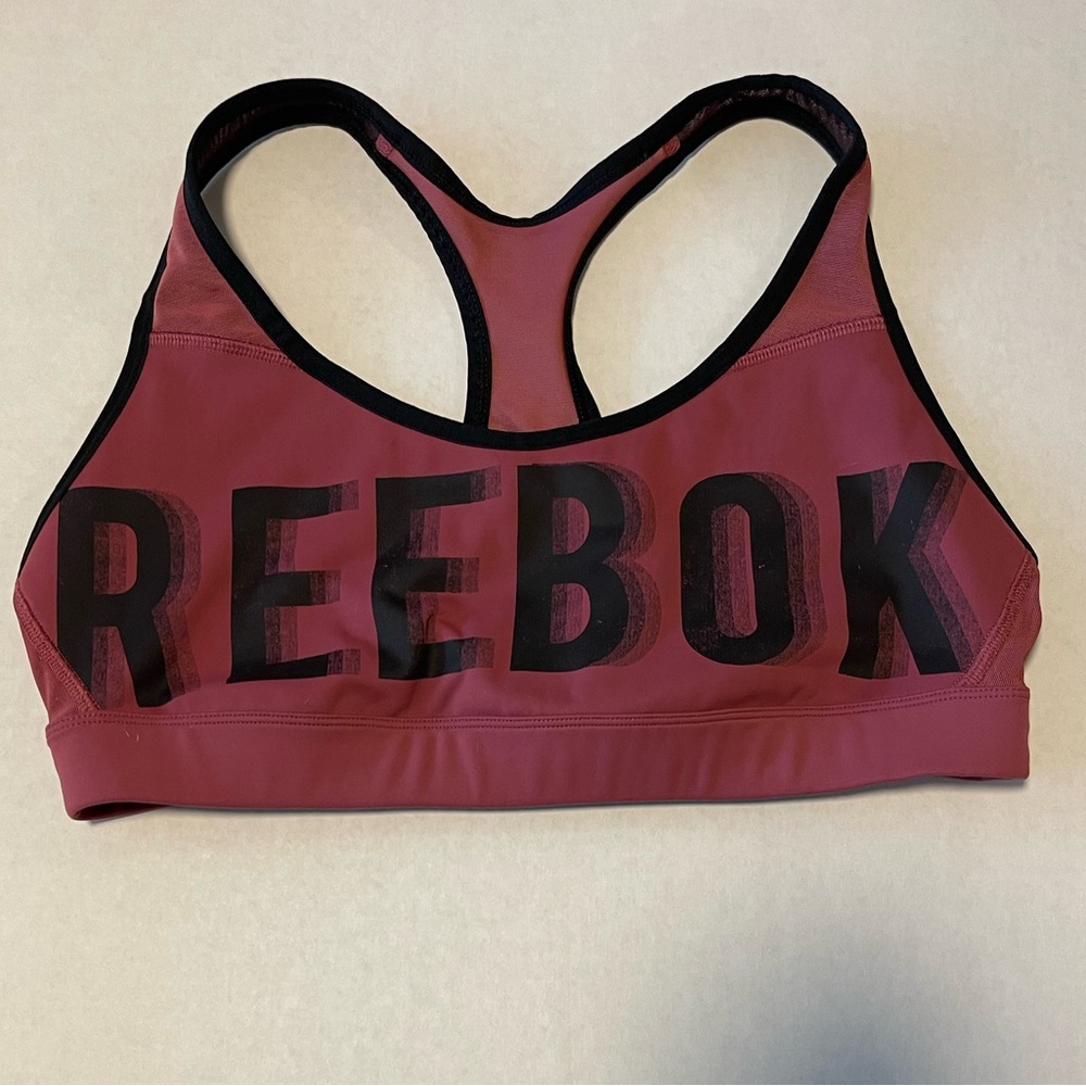 Reebok Sports Bra Dusty Rose Large